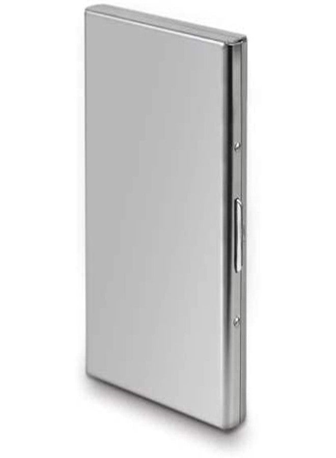 Khakhi Men's & Women's Stainless Steel Pocket ATM Visiting Credit Card Business Card Case Holder (Silver-H) - Image 4